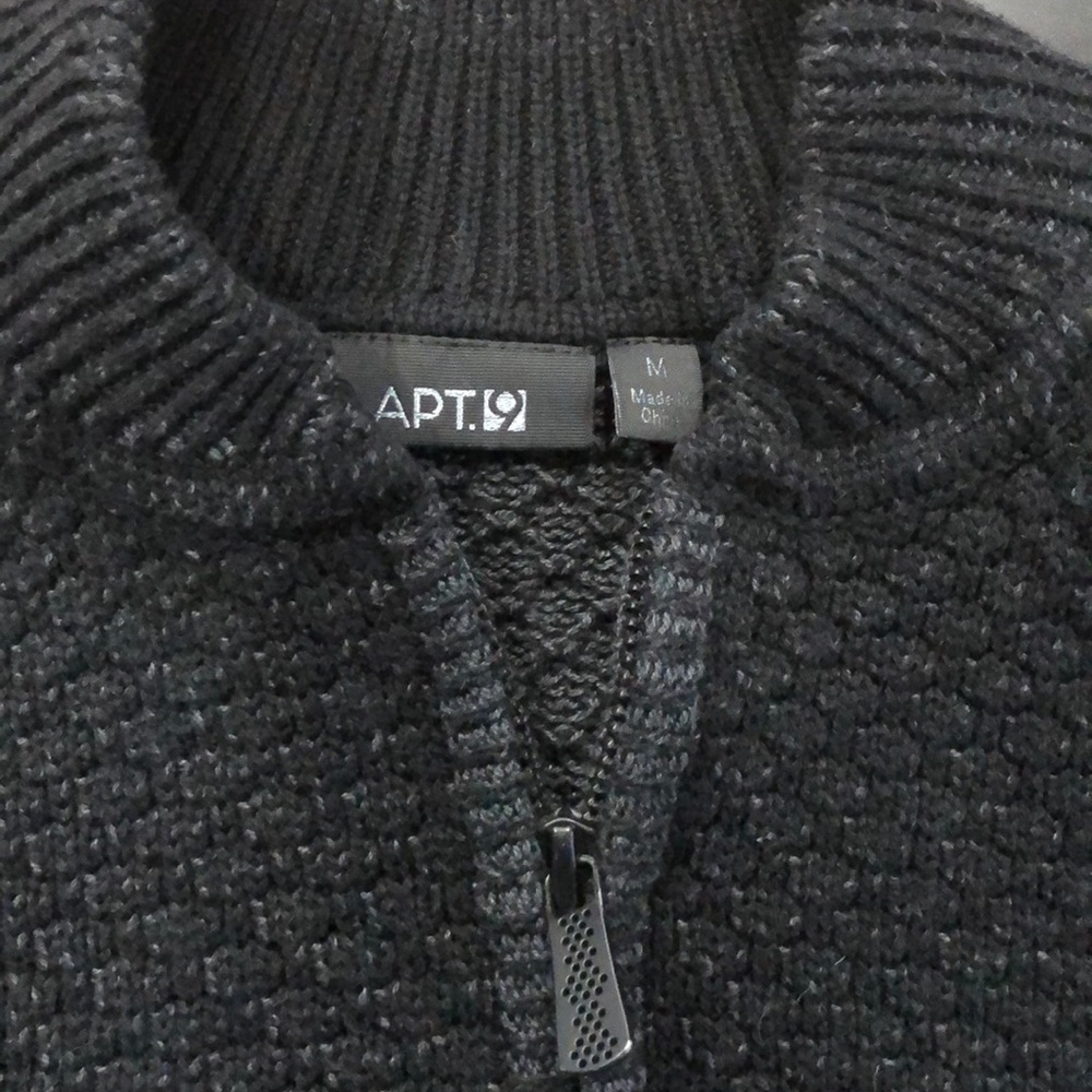 Black men’s cardigan